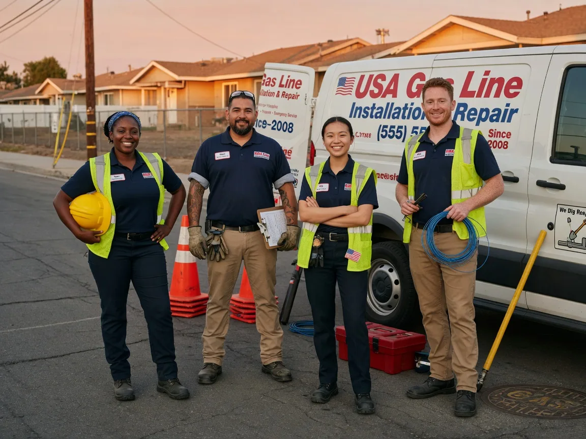 Gas Line Installation company in Gallina, NM